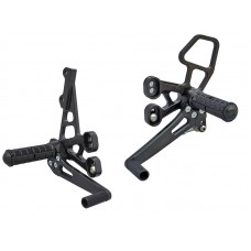 WOODCRAFT Suzuki GSXR1000 '07-08 - Complete Rearset Kit with Shift and Brake Pedals