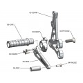 WOODCRAFT Suzuki GSXR1000 '07-08 - Complete Rearset Kit with Shift and Brake Pedals WOODCRAFT Suzuki GSXR1000 '07-08 - Complete Rearset Kit with Shift and Brake Pedals