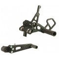 WOODCRAFT Suzuki GSX-R1000 (09-16) GSX-R600 / GSX-R750 (2011+) Rearset Kit with Shifter - Black