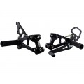 WOODCRAFT Honda CBR600RR (07+) Rearsets with Shifter  Black