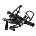 WOODCRAFT Honda CBR1000RR (08-16) Rearsets Black with Shift Pedal