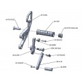 WOODCRAFT Honda CBR1000RR (08-16) Complete Rearset Kit W/Pedals WOODCRAFT Honda CBR1000RR (08-16) Complete Rearset Kit W/Pedals