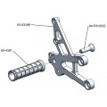 WOODCRAFT Honda CBR1000RR (08-16) Rearsets Black with Shift Pedal WOODCRAFT Honda CBR1000RR (08-16) Rearsets Black with Shift Pedal