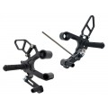 WOODCRAFT Yamaha FZ-09 (MT-09), FJ-09 Tracer, and XSR900 Complete Standard or GP Shift Adjustable Rear Set Kit with Pedals Black WOODCRAFT Yamaha FZ-09 (MT-09), FJ-09 Tracer, and XSR900 Complete Standard or GP Shift Adjustable Rear Set Kit with Pedals Black