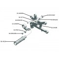 WOODCRAFT Yamaha R6 (06-16) Rear Set Kit with Shift Pedal Standard Shift BLACK WOODCRAFT Yamaha R6 (06-16) Rear Set Kit with Shift Pedal Standard Shift BLACK