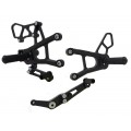 WOODCRAFT Yamaha R1 (15+) Adjustable Rearset Assembly Complete W/Shift & Brake Pedal (Std/GP) Black WOODCRAFT Yamaha R1 (15+) Adjustable Rearset Assembly Complete W/Shift & Brake Pedal (Std/GP) Black