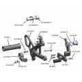 WOODCRAFT Yamaha R6 (2017+) Complete Rear Set Kit GP Shift BLACK - WILL ALSO FIT 2006-16 MODELS WOODCRAFT Yamaha R6 (2017+) Complete Rear Set Kit GP Shift BLACK - WILL ALSO FIT 2006-16 MODELS