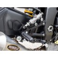 WOODCRAFT Yamaha R6 (2017+) Complete Rear Set Kit GP Shift BLACK - WILL ALSO FIT 2006-16 MODELS WOODCRAFT Yamaha R6 (2017+) Complete Rear Set Kit GP Shift BLACK - WILL ALSO FIT 2006-16 MODELS