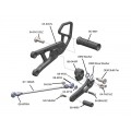 WOODCRAFT Yamaha R6 (2017+) Complete Rear Set Kit GP Shift BLACK - WILL ALSO FIT 2006-16 MODELS WOODCRAFT Yamaha R6 (2017+) Complete Rear Set Kit GP Shift BLACK - WILL ALSO FIT 2006-16 MODELS