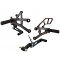 WOODCRAFT Triumph Street Triple 13-16 (NO/QS) Complete GP Rearset Kit W/Shift & Brake Pedals Black WOODCRAFT Triumph Street Triple 13-16 (NO/QS) Complete GP Rearset Kit W/Shift & Brake Pedals Black