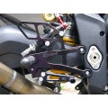 WOODCRAFT Triumph Street Triple 13-16 (NO/QS) Complete GP Rearset Kit W/Shift & Brake Pedals Black WOODCRAFT Triumph Street Triple 13-16 (NO/QS) Complete GP Rearset Kit W/Shift & Brake Pedals Black