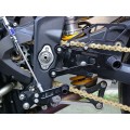 WOODCRAFT Triumph 06-12 Daytona 675 / R Street Triple Rearset Kit GP Shift RACE USE ONLY - Complete with Shift and Brake Pedals BLACK WOODCRAFT Triumph 06-12 Daytona 675 / R Street Triple Rearset Kit GP Shift RACE USE ONLY - Complete with Shift and Brake Pedals BLACK