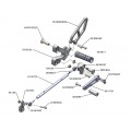 WOODCRAFT Ducati 748 / 916 / 996 / 998 Complete Rearset Kit WOODCRAFT Ducati 748 / 916 / 996 / 998 Complete Rearset Kit