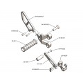WOODCRAFT Ducati 748 / 916 / 996 / 998 Complete Rearset Kit WOODCRAFT Ducati 748 / 916 / 996 / 998 Complete Rearset Kit