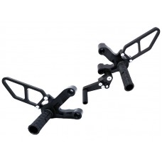 WOODCRAFT Ducati 749 / 999 Full rearset Kit - Black WOODCRAFT Ducati 749 / 999 Full rearset Kit - Black