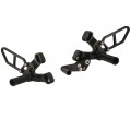 WOODCRAFT Ducati 848 /1098 / 1198 / 848 EVO Rearsets with Shifter
