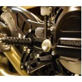WOODCRAFT Ducati 696 / 796 / 1100 Monster (08-14) Complete Rearset Kit - Black WOODCRAFT Ducati 696 / 796 / 1100 Monster (08-14) Complete Rearset Kit - Black