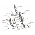 WOODCRAFT Ducati 696 / 796 / 1100 Monster (08-14) Complete Rearset Kit - Black WOODCRAFT Ducati 696 / 796 / 1100 Monster (08-14) Complete Rearset Kit - Black