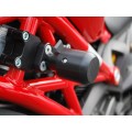 WOODCRAFT Ducati Monster 696 / 796/ 1100 Frame Slider kit (pucks sold seperately)
