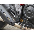 WOODCRAFT Ducati 1198 Diavel Standard Shift Adjustable Complete Rearset Kit WOODCRAFT Ducati 1198 Diavel Standard Shift Adjustable Complete Rearset Kit