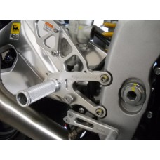 WOODCRAFT Aprilia RSV4 (09-15) (non APRC) Full Rearsets - Clear Anodized