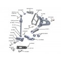 WOODCRAFT Rearset Kit for the MV Agusta F3 675-800 WOODCRAFT Rearset Kit for the MV Agusta F3 675-800