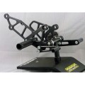 WOODCRAFT Kawasaki Ninja 250 (EX250) (88-07) Rearset Kit Complete w/Pedals Black WOODCRAFT Kawasaki Ninja 250 (EX250) (88-07) Rearset Kit Complete w/Pedals Black