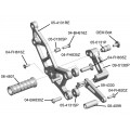 WOODCRAFT Kawasaki Ninja 250R (EX250) (08-12) Black Eccentric Complete Rearset w/shift and Brake Pedals WOODCRAFT Kawasaki Ninja 250R (EX250) (08-12) Black Eccentric Complete Rearset w/shift and Brake Pedals