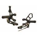 WOODCRAFT Suzuki SV650 (03-11) Complete GP Shift Rearset Kit, with Pedals, Black WOODCRAFT Suzuki SV650 (03-11) Complete GP Shift Rearset Kit, with Pedals, Black