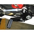 WOODCRAFT Ducati 1198SP (2011) 848 Evo (11-13) Complete Rearset Kit W/Pedals (Factory GP Quick Shifter)