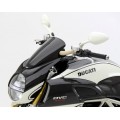 MOTOCORSE - CARBON FIBER DASH VISOR FOR DUCATI DIAVEL 2010-14 MOTOCORSE - CARBON FIBER DASH VISOR FOR DUCATI DIAVEL 2010-14