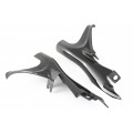 MOTOCORSE - CARBON FIBER FRAME COVER - SET FOR DUCATI MONSTER 821 / 1200 - 2014>