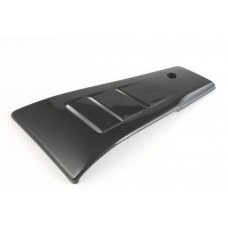 MOTOCORSE - CARBON FIBER RH OIL RADIATOR BOTTOM LOWER SIDE PANEL FOR DUCATI DIAVEL 2010-16