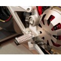 Motocorse Billet Footpegs with Delrin Sliders for the for Ducati Hypermotard 1100 / 796