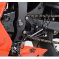 R&G Racing Road Shift Pattern Adjustable Rearsets for Kawasaki ZX6R '07-'17 without ABS R&G Racing Road Shift Pattern Adjustable Rearsets for Kawasaki ZX6R '07-'17 without ABS