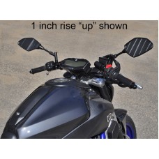 WOODCRAFT Yamaha FZ-07 (MT07) '15 Clipon Adapter Plate Set w/Bars