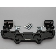 WOODCRAFT Yamaha FZ-10 (MT10) 2016+ Clipon Riser Adapter Plate Kit W/ Bars WOODCRAFT Yamaha FZ-10 (MT10) 2016+ Clipon Riser Adapter Plate Kit W/ Bars