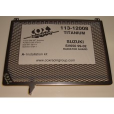 Cox Racing Radiator Guards for the Suzuki SV650 (99-02)