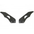 Ducabike Carbon Fiber Passenger Heel Guards for the Ducati Hypermotard 1100 and Multistrada 620/1000/1100