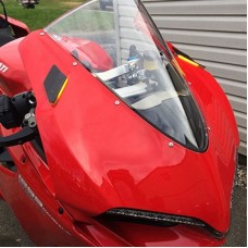 New Rage Cycles (NRC) Mirror Block Off Turn Signals for the Ducati Panigale 1299  1199R  and 959