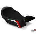 LUIMOTO (Team Italia Suede) Rider Seat Cover for the MV AGUSTA BRUTALE 750 910R 1078RR (01-12) LUIMOTO (Team Italia Suede) Rider Seat Cover for the MV AGUSTA BRUTALE 750 910R 1078RR (01-12)