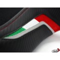LUIMOTO (Team Italia Suede) Rider Seat Cover for the MV AGUSTA BRUTALE 750 910R 1078RR (01-12) LUIMOTO (Team Italia Suede) Rider Seat Cover for the MV AGUSTA BRUTALE 750 910R 1078RR (01-12)