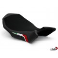 LUIMOTO (Team Italia Suede) Rider Seat Cover for the MV AGUSTA BRUTALE 990R 1090RR (2009+)