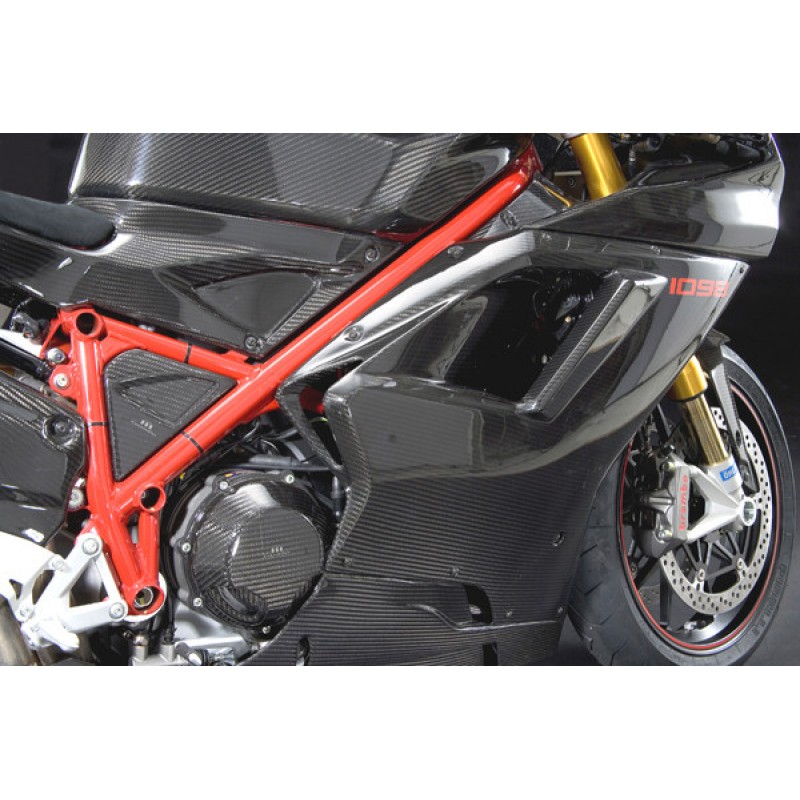 ducati 1098 carbon fiber fairings