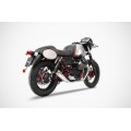 ZARD Dual Slip-on Exhaust for Moto Guzzi V7 II Racer ZARD Dual Slip-on Exhaust for Moto Guzzi V7 II Racer