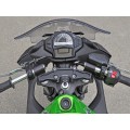WOODCRAFT Kawasaki Ninja 650/650R Clipon Adapter Plate w/ Bars WOODCRAFT Kawasaki Ninja 650/650R Clipon Adapter Plate w/ Bars