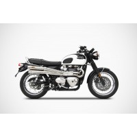 ZARD 2-2 High Mount Full Exhaust System for the Bonneville T-120 (2016+) ZARD 2-2 High Mount Full Exhaust System for the Bonneville T-120 (2016+)