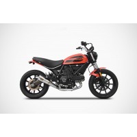 ZARD Conical Slip-on Exhaust for Ducati Scrambler SIXTY2 ZARD Conical Slip-on Exhaust for Ducati Scrambler SIXTY2