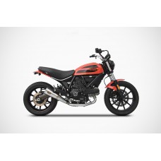 ZARD Conical Slip-on Exhaust for Ducati Scrambler SIXTY2