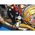 DBK Special Parts (Ducabike) Carbon Fiber Heel Guards for the Ducati Hypermotard 1100 and Multistrada 620/1000/1100 DBK Special Parts (Ducabike) Carbon Fiber Heel Guards for the Ducati Hypermotard 1100 and Multistrada 620/1000/1100